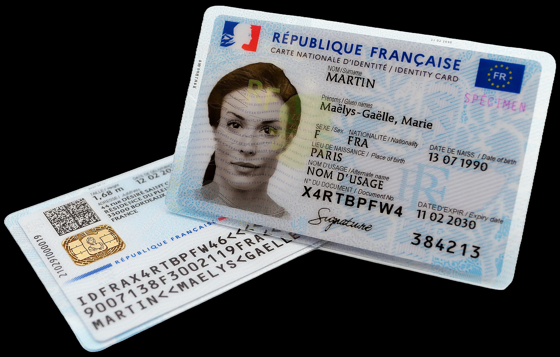 Den Franske Socialistiske Republiks nationale identitetskort