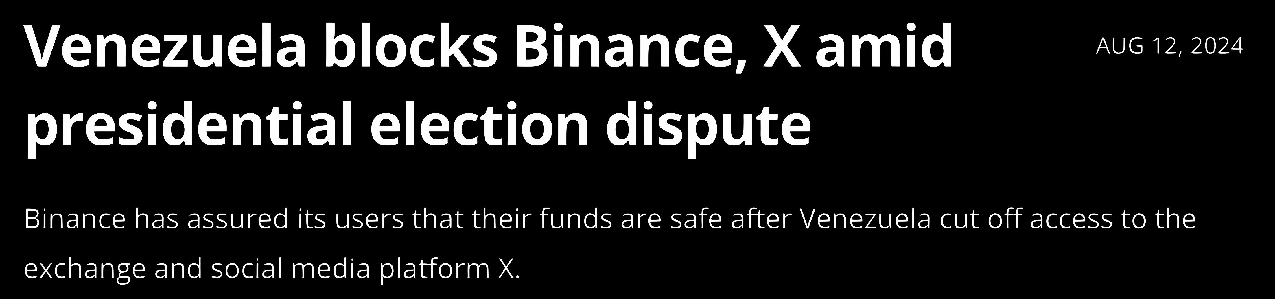 VPN Venezuela Block Binance⁩