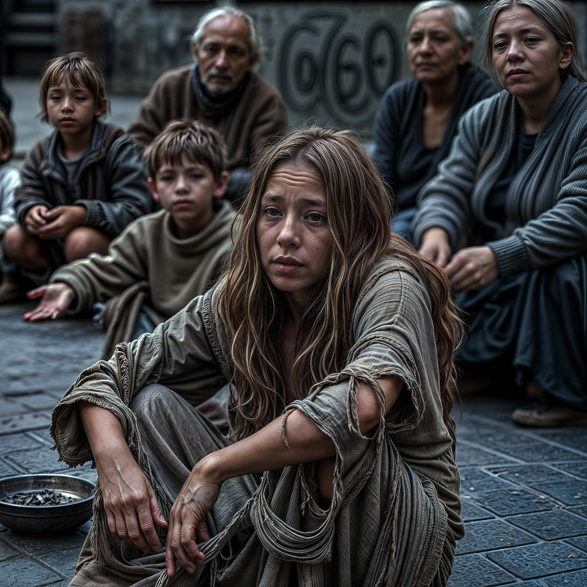 Budget Economy Family Children In-laws Homeless Obligation Food Aid