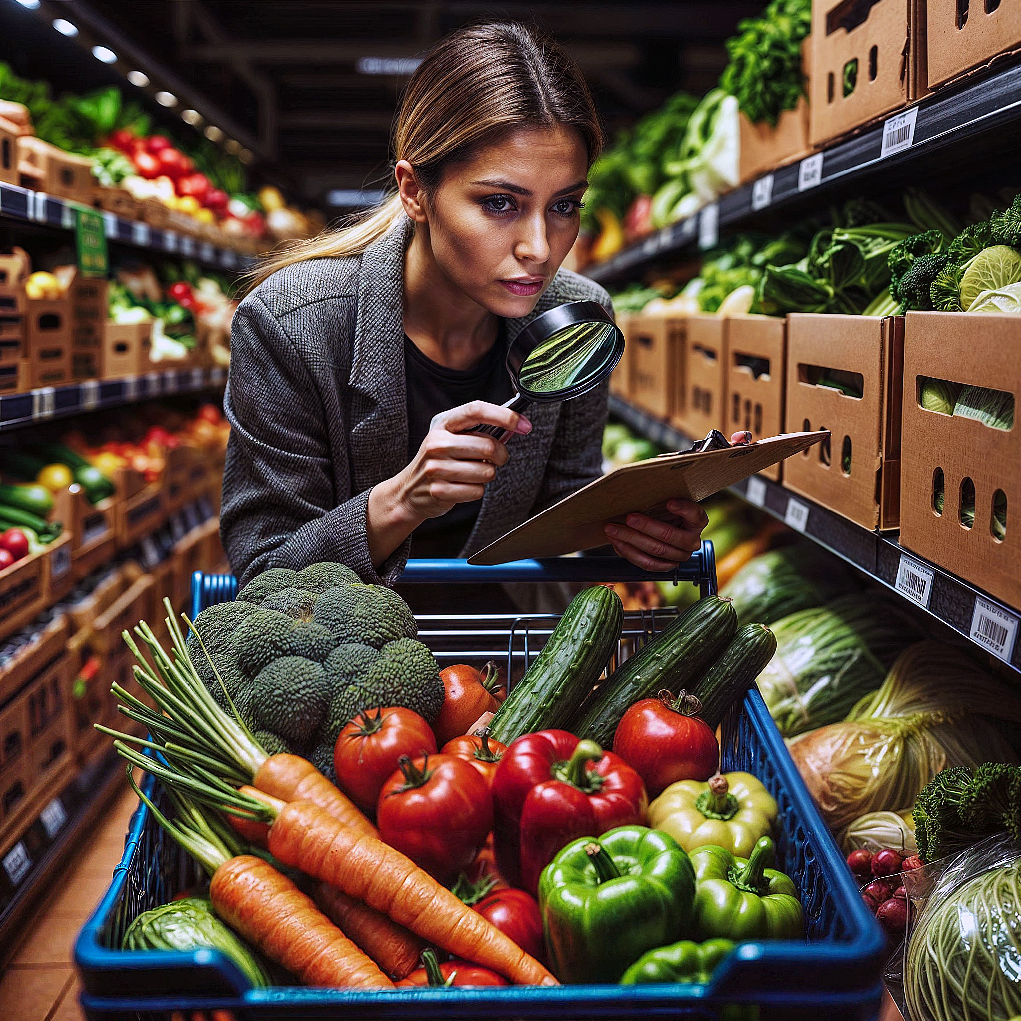 Supermarket Wanita Ekonomi Anggaran
