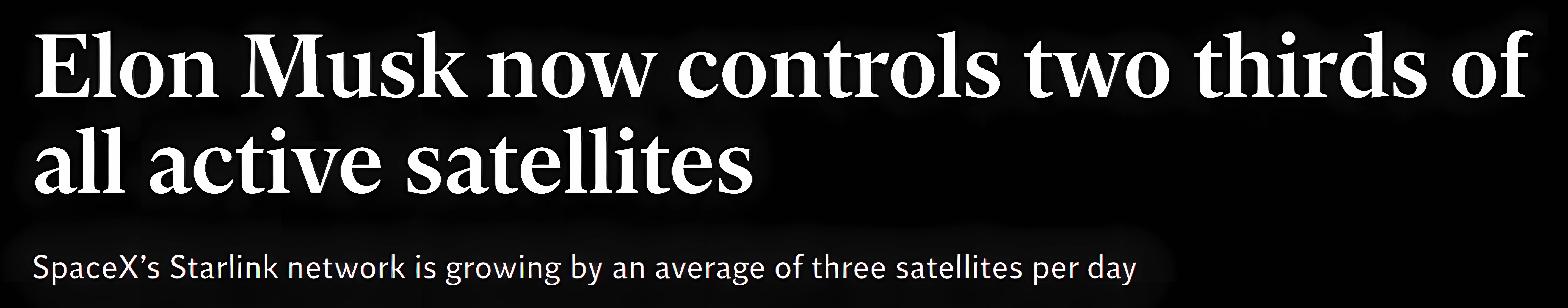 Starlink ពីរភាគបីនៃផ្កាយរណប