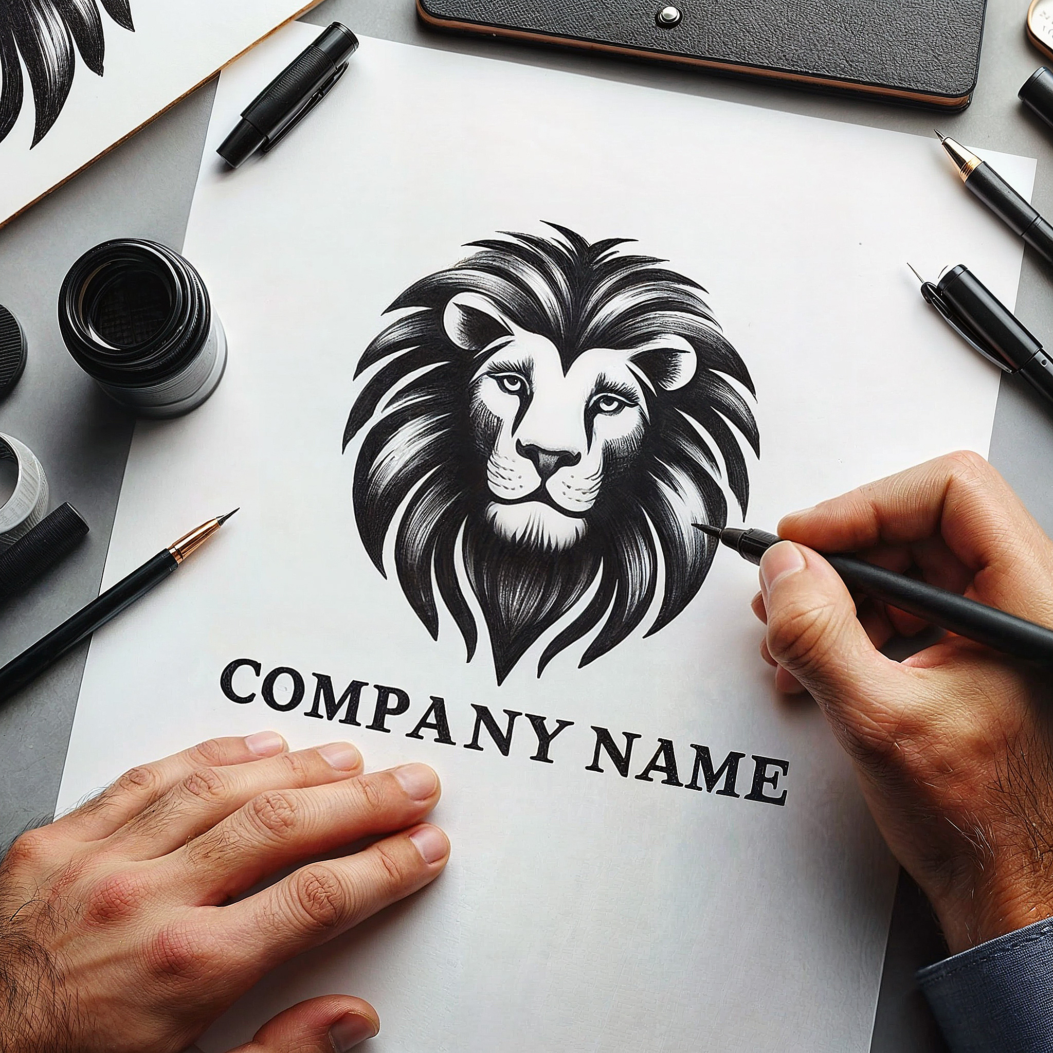 Логотип бренда Lion